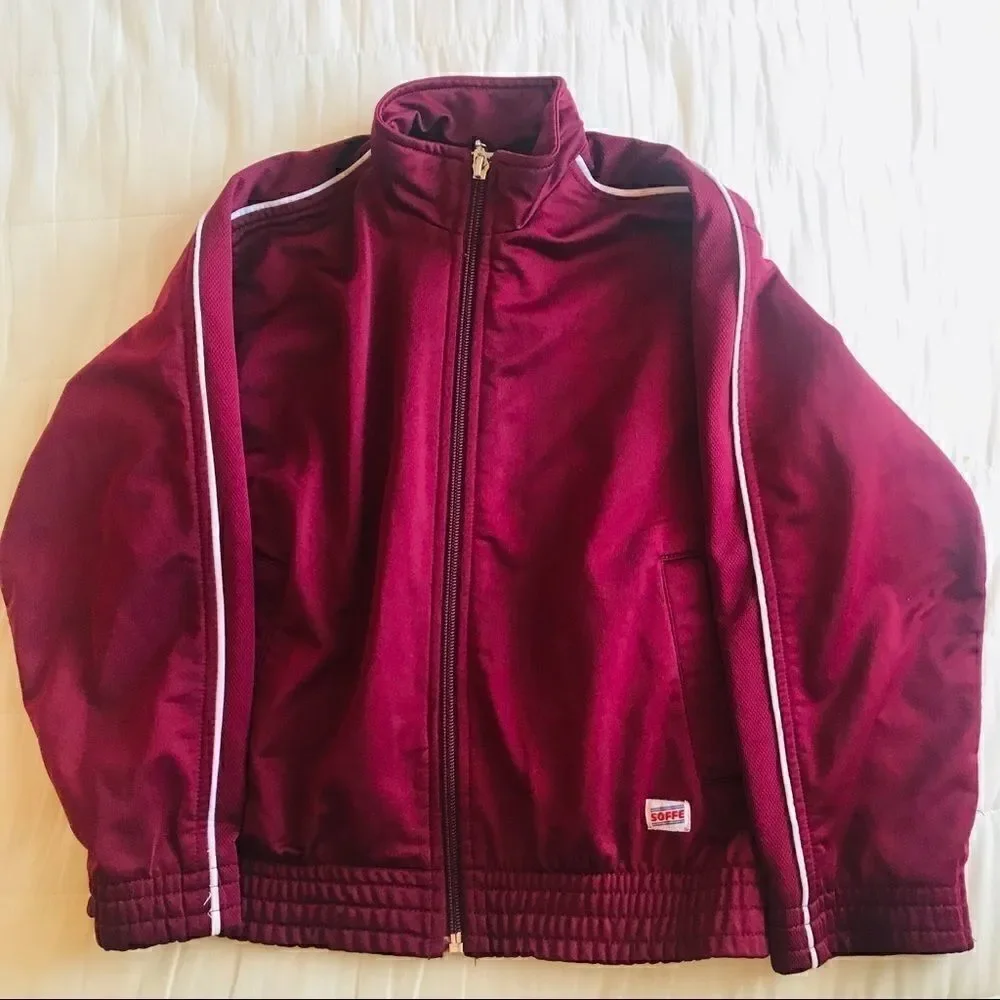 Boys athletic warmup jacket